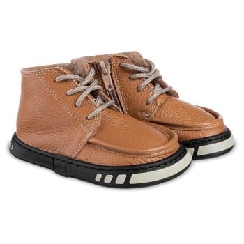 Ghete barefoot pentru copii, Magical Shoes - Manul, Caramel