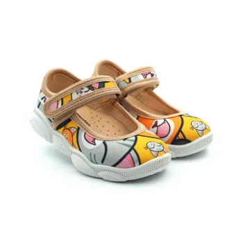 Weestep Pantofi fete vara sandale cu bareta copii bebe toddler material textil lavabil