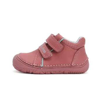 Pantofi primii pasi, barefoot, fete, piele naturala, incaltaminte fete primavara - toamna DD Step
