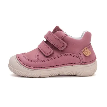 Pantofi fete primii pasi barefoot, piele naturala, mov, DD Step