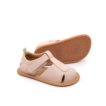 Sandale barefoot, bebelusi si copii, piele naturala, Tip Toey Joey, Parky,  Cotton Candy