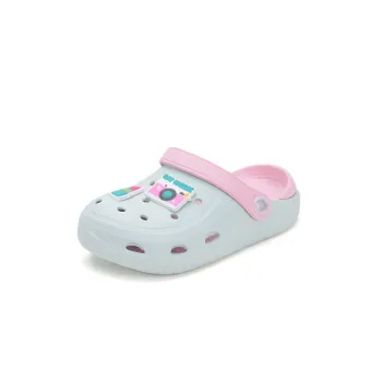 Saboti cu bareta la calcai DD Step, talpa flexibila, baby blue